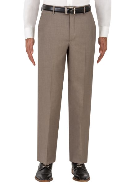Angelo Rossi Modern Fit Taupe Dress Pant