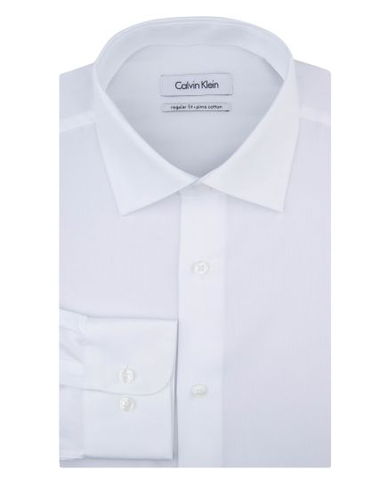 Calvin Klein Regular Fit White Dress Shirt