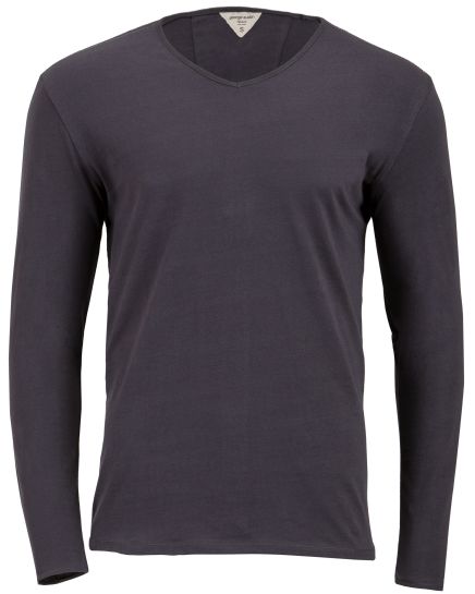 George Austin Navy Long Sleeve V-Neck T-Shirt
