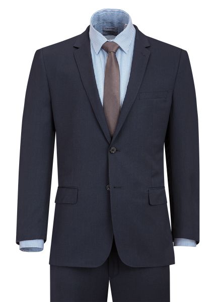 Cosani Solid Modern Fit Wool Blue Suit