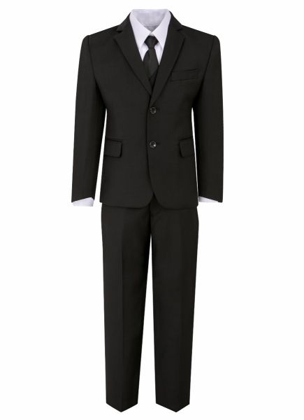 Tazio Boy's Solid 5 Piece Suit