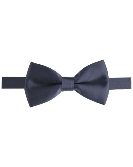Angelo Rossi Blue Satin Bow Tie