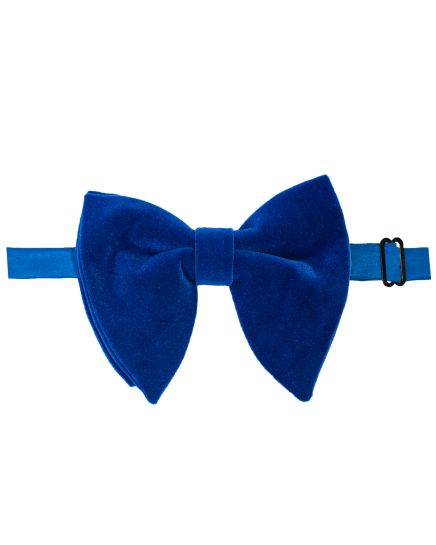 Hollywood Suit Exaggerated French Blue Fashion Bow Tie