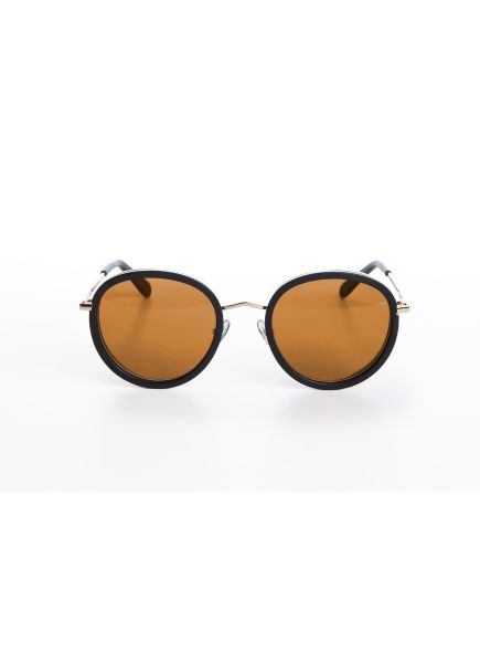 Wonderland Montclair Matt Black/Bronze CZ Sunglasses