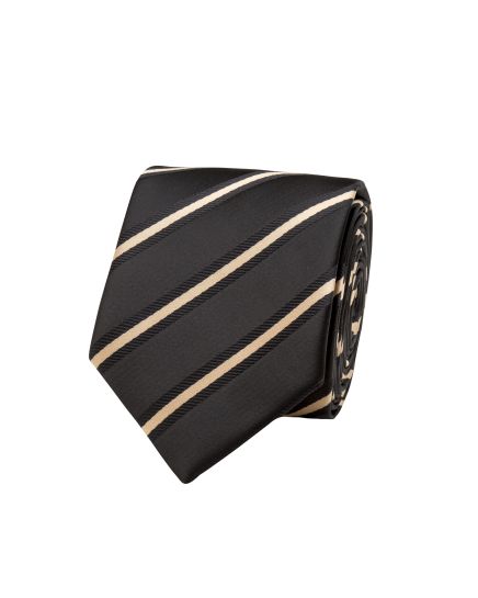 Profile Gold Ribbon Striped Tie