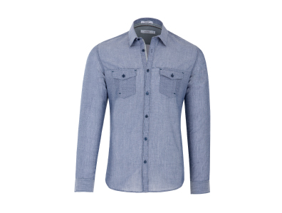 Shop this Calvin Klein Slim Fit Chambray Shirt only $34.99